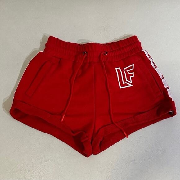 LF The Brand Red Shorts - Picture 2 of 7